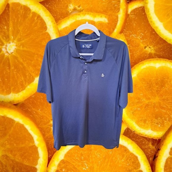 PENGUIN Blue Polo‎ Size XL - Picture 1 of 5